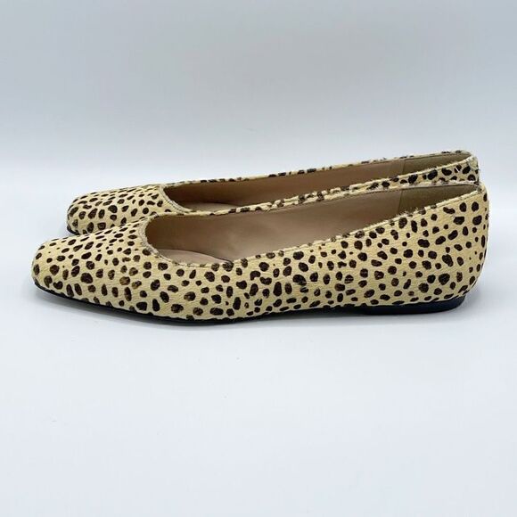 Steve Madden square toe Brya flat - cow hide - NWOB - Women’s size 10 - Made in - Picture 5 of 9